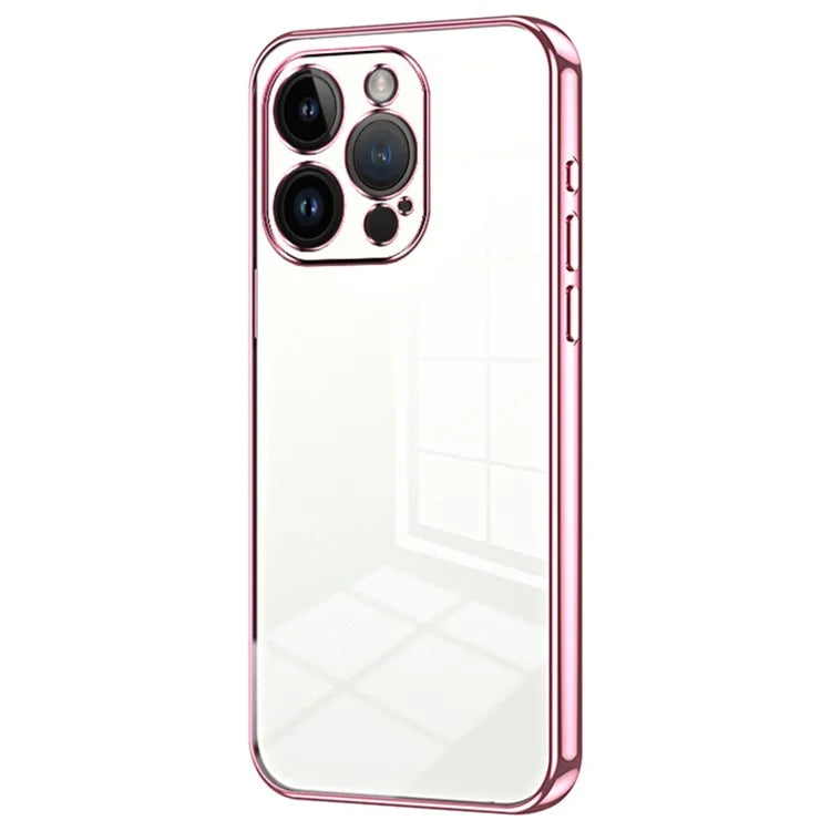 For iPhone 14 Pro TPU Case Electroplated Protective Slim Phone Cover