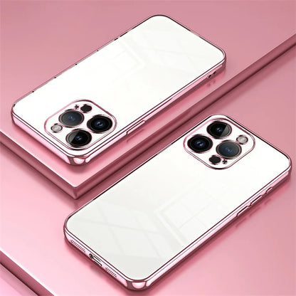 For iPhone 14 Pro TPU Case Electroplated Protective Slim Phone Cover
