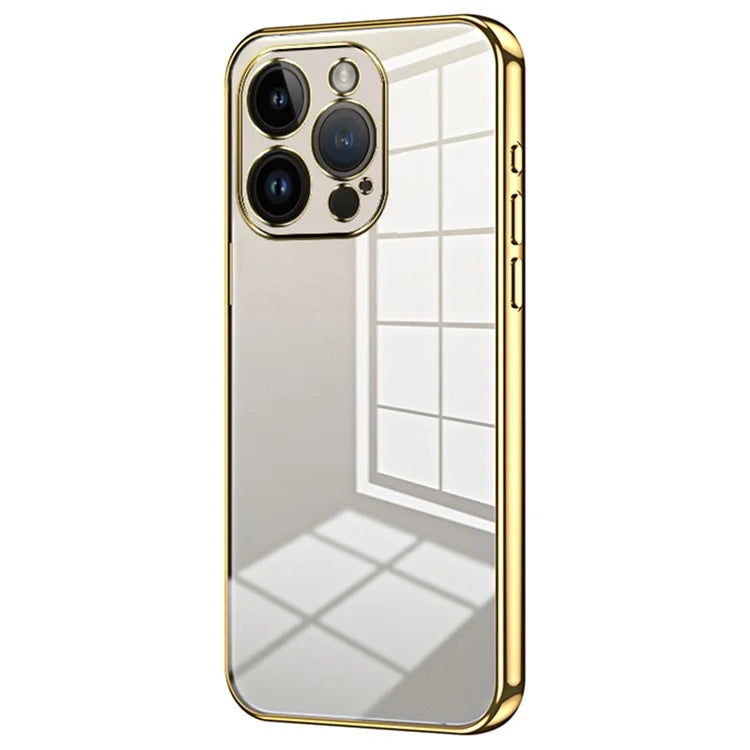 For iPhone 14 Pro TPU Case Electroplated Protective Slim Phone Cover