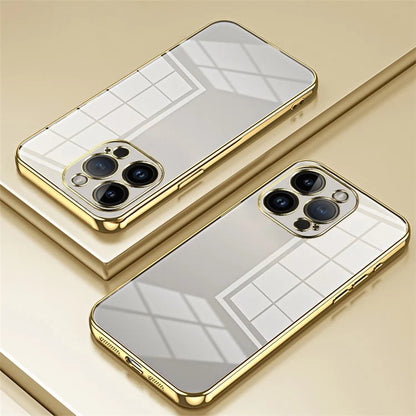 For iPhone 14 Pro TPU Case Electroplated Protective Slim Phone Cover