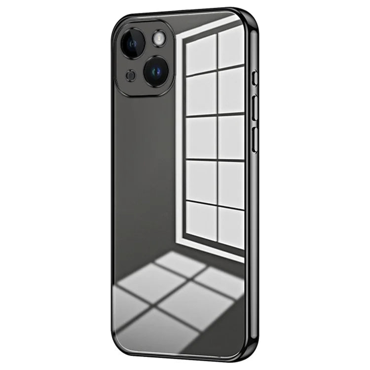 For iPhone 14 Slim Case Electroplating Anti-Fall TPU Phone Cover