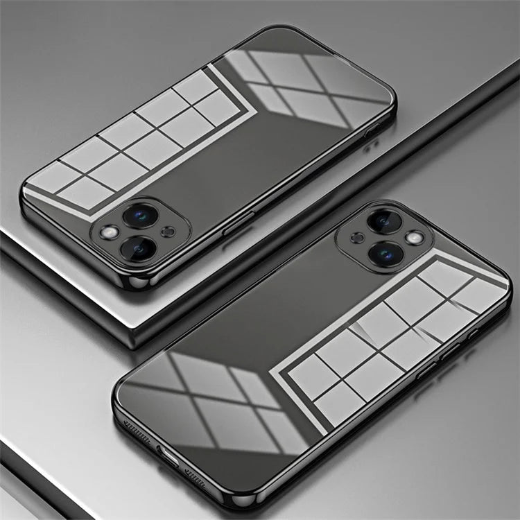 For iPhone 14 Slim Case Electroplating Anti-Fall TPU Phone Cover