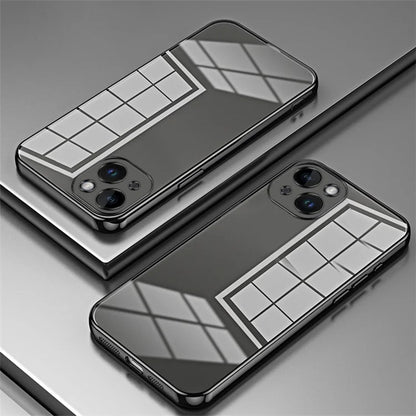 For iPhone 14 Slim Case Electroplating Anti-Fall TPU Phone Cover