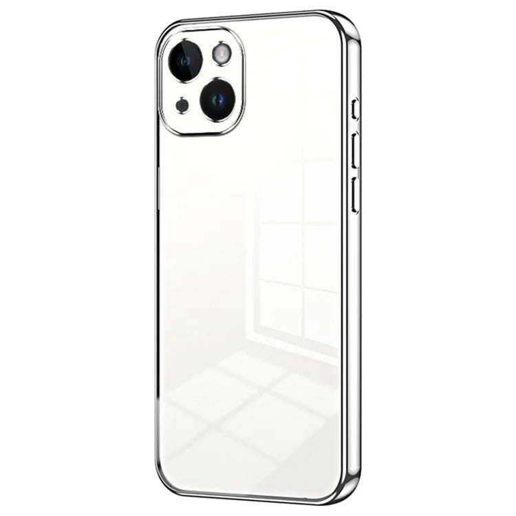 For iPhone 14 Slim Case Electroplating Anti-Fall TPU Phone Cover