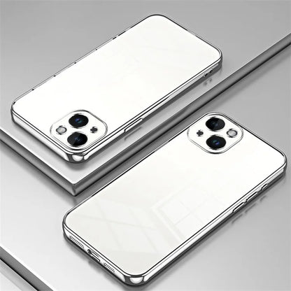 For iPhone 14 Slim Case Electroplating Anti-Fall TPU Phone Cover