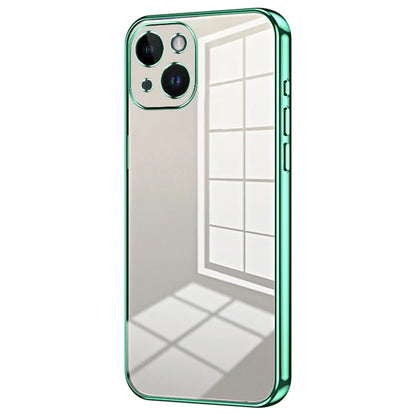 For iPhone 14 Slim Case Electroplating Anti-Fall TPU Phone Cover