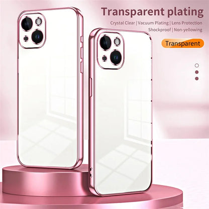 For iPhone 14 Slim Case Electroplating Anti-Fall TPU Phone Cover