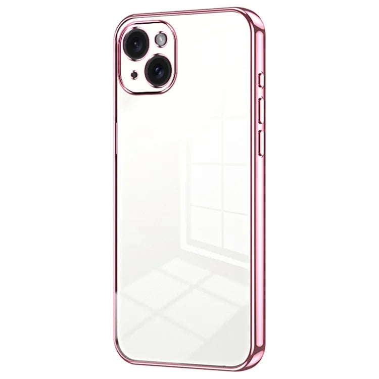 For iPhone 15 Plus Electroplating Case Anti-Drop TPU Phone Case