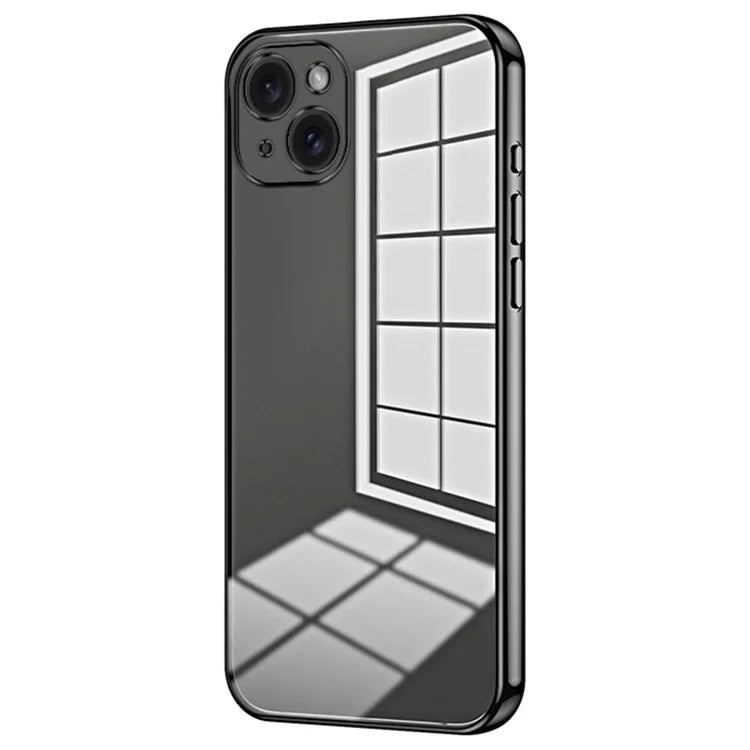 For iPhone 15 Plus Electroplating Case Anti-Drop TPU Phone Case
