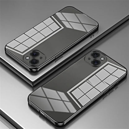 For iPhone 15 Plus Electroplating Case Anti-Drop TPU Phone Case