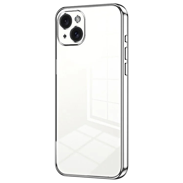 For iPhone 15 Plus Electroplating Case Anti-Drop TPU Phone Case