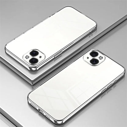 For iPhone 15 Plus Electroplating Case Anti-Drop TPU Phone Case