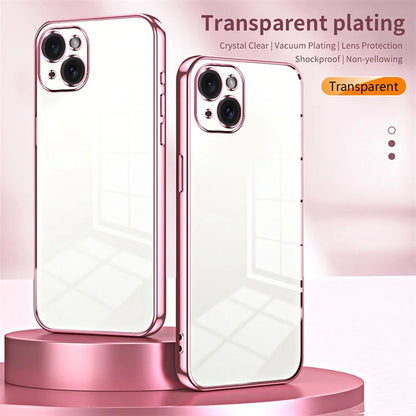 For iPhone 15 Plus Electroplating Case Anti-Drop TPU Phone Case