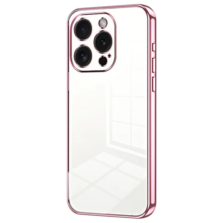 For iPhone 15 Pro TPU Case Anti-Fall Electroplating Slim Phone Cover