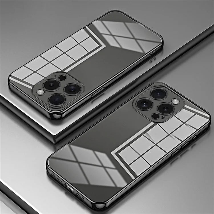For iPhone 15 Pro TPU Case Anti-Fall Electroplating Slim Phone Cover