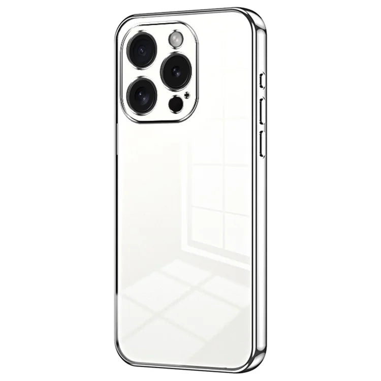 For iPhone 15 Pro TPU Case Anti-Fall Electroplating Slim Phone Cover