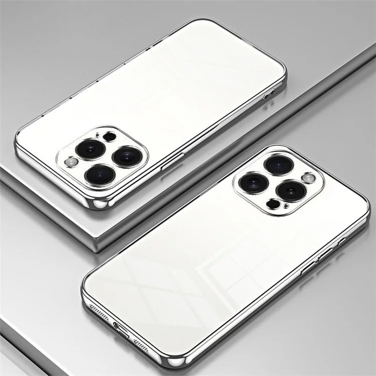 For iPhone 15 Pro TPU Case Anti-Fall Electroplating Slim Phone Cover