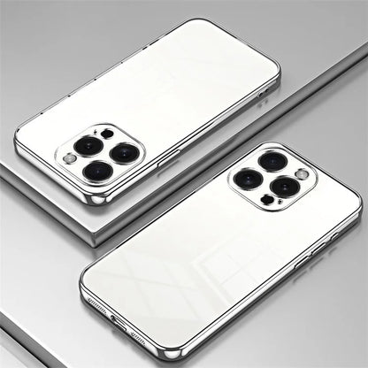 For iPhone 15 Pro TPU Case Anti-Fall Electroplating Slim Phone Cover