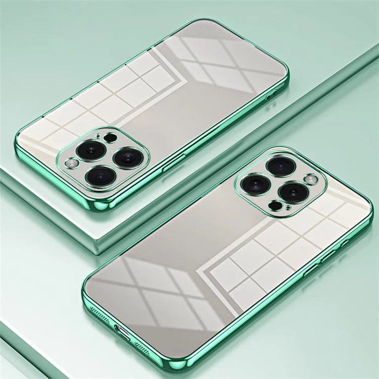 For iPhone 15 Pro TPU Case Anti-Fall Electroplating Slim Phone Cover