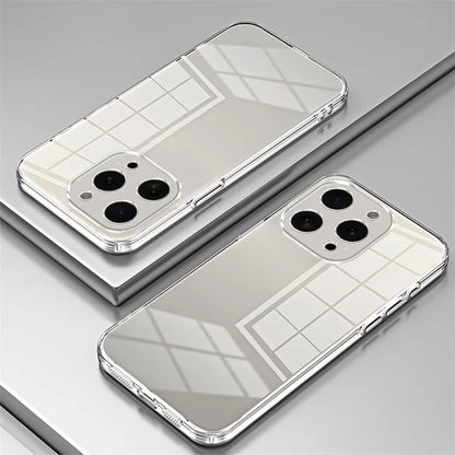 For iPhone 15 Pro TPU Case Anti-Fall Electroplating Slim Phone Cover
