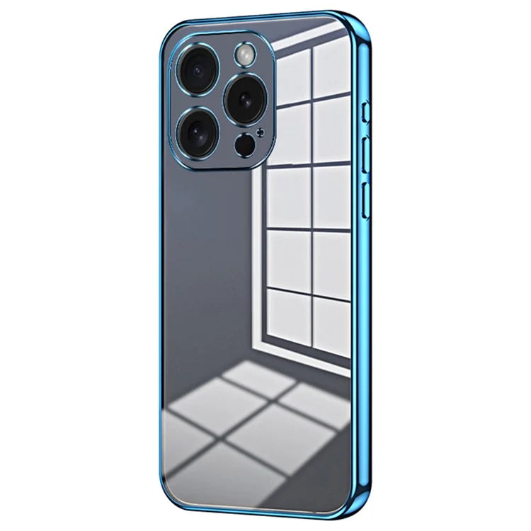 For iPhone 15 Pro TPU Case Anti-Fall Electroplating Slim Phone Cover