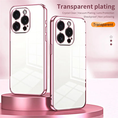 For iPhone 15 Pro TPU Case Anti-Fall Electroplating Slim Phone Cover