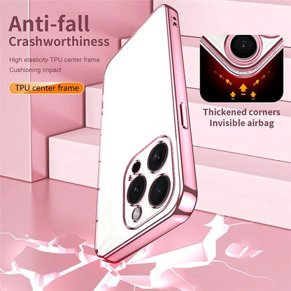 For iPhone 15 Pro TPU Case Anti-Fall Electroplating Slim Phone Cover