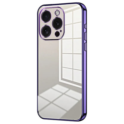 For iPhone 15 Pro TPU Case Anti-Fall Electroplating Slim Phone Cover