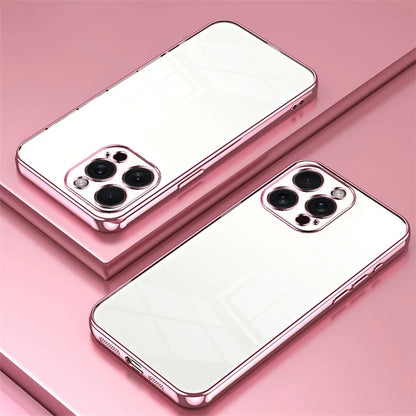 For iPhone 15 Pro Max Electroplating Case Anti-Scratch TPU Phone Protector
