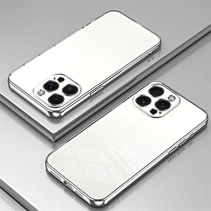 For iPhone 15 Pro Max Electroplating Case Anti-Scratch TPU Phone Protector
