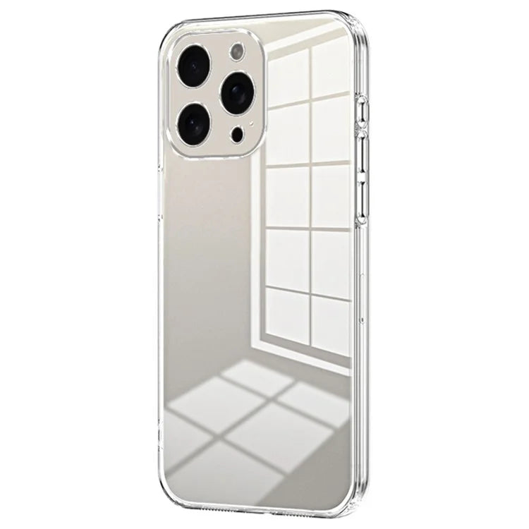 For iPhone 15 Pro Max Electroplating Case Anti-Scratch TPU Phone Protector
