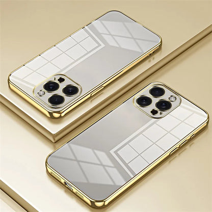 For iPhone 15 Pro Max Electroplating Case Anti-Scratch TPU Phone Protector