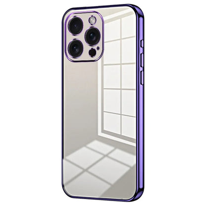 For iPhone 15 Pro Max Electroplating Case Anti-Scratch TPU Phone Protector