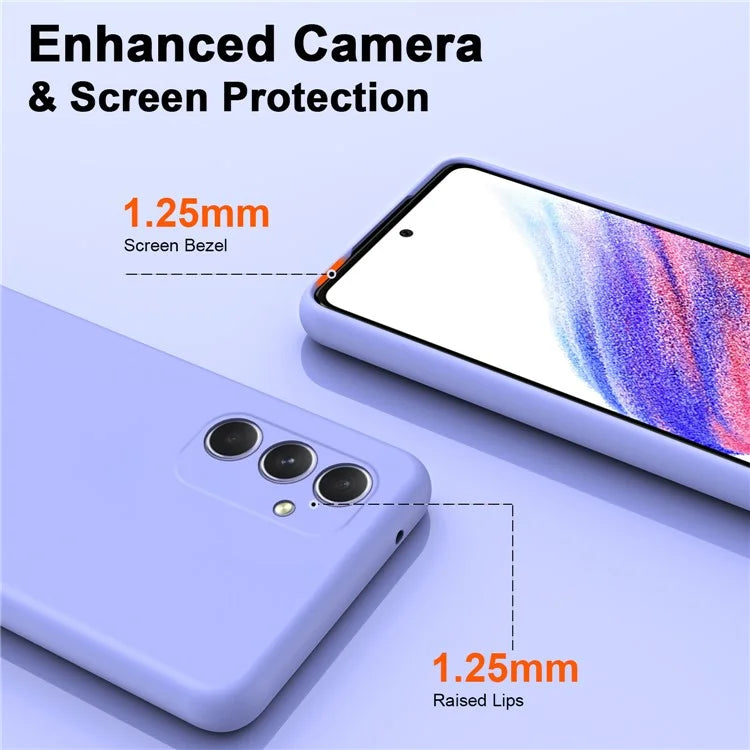 For Samsung Galaxy A55 5G Phone Case Rubberized TPU Cover 2.2mm Thickness