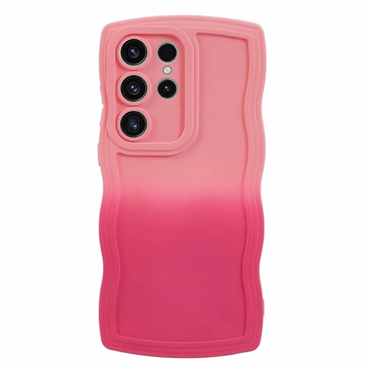 JTW Series for Samsung Galaxy S24 Ultra Wavy Edge TPU Case Dual-Side Rubberized