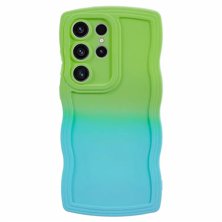 JTW Series for Samsung Galaxy S24 Ultra Wavy Edge TPU Case Dual-Side Rubberized