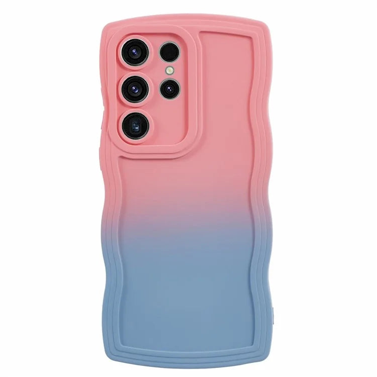 JTW Series for Samsung Galaxy S24 Ultra Wavy Edge TPU Case Dual-Side Rubberized