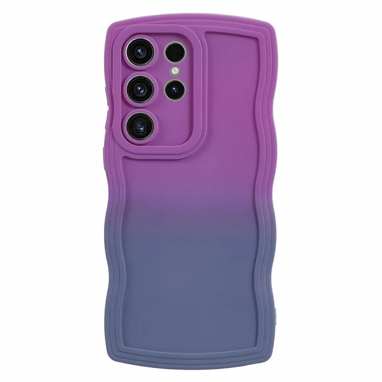 JTW Series for Samsung Galaxy S24 Ultra Wavy Edge TPU Case Dual-Side Rubberized