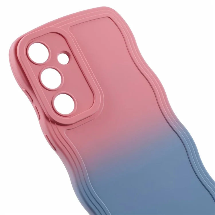 JTW Series for Samsung Galaxy S24 Phone Case Gradient Dual Color TPU Cover