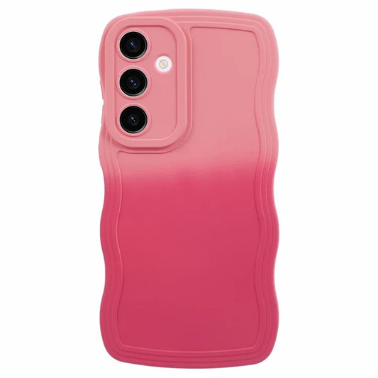 JTW Series for Samsung Galaxy S24+ Dual Color Rubberized TPU Case with Wavy Edge