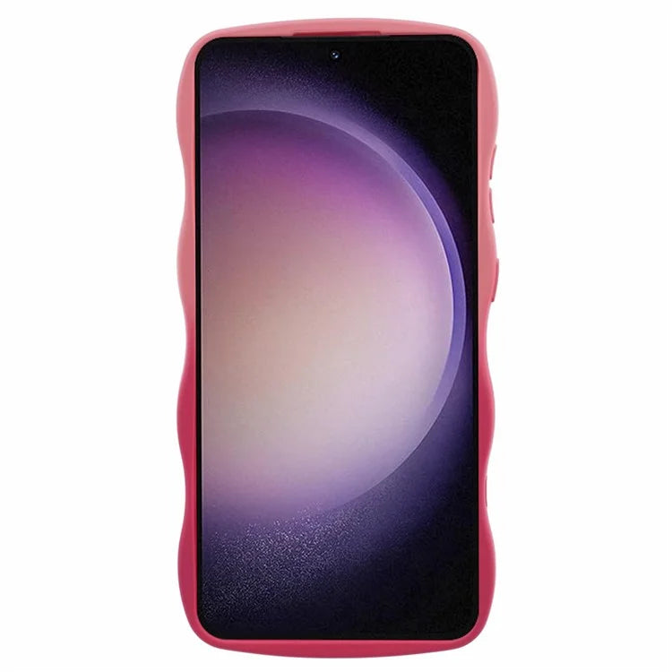 JTW Series for Samsung Galaxy S24+ Dual Color Rubberized TPU Case with Wavy Edge