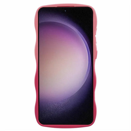 JTW Series for Samsung Galaxy S24+ Dual Color Rubberized TPU Case with Wavy Edge