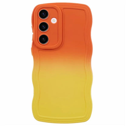 JTW Series for Samsung Galaxy S24+ Dual Color Rubberized TPU Case with Wavy Edge