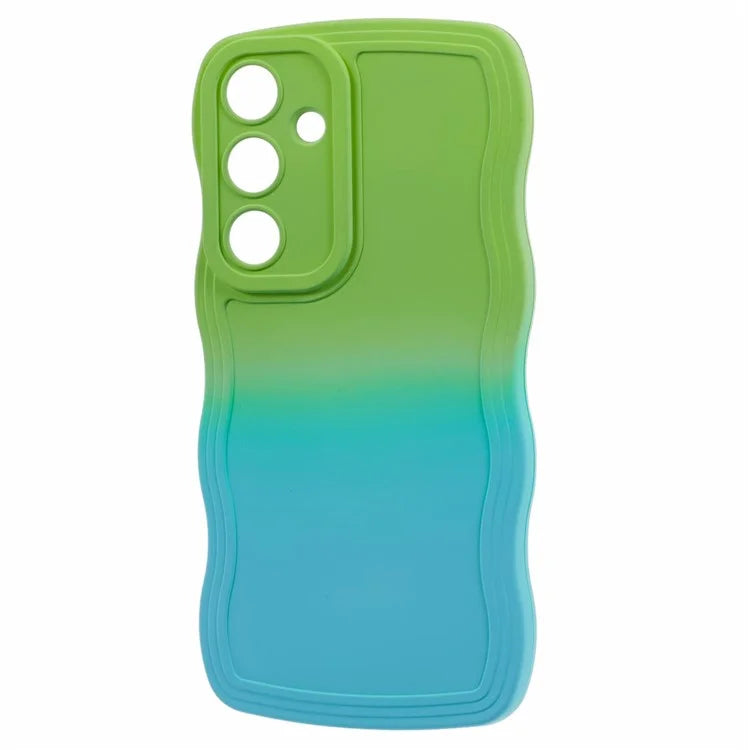 JTW Series for Samsung Galaxy S24+ Dual Color Rubberized TPU Case with Wavy Edge