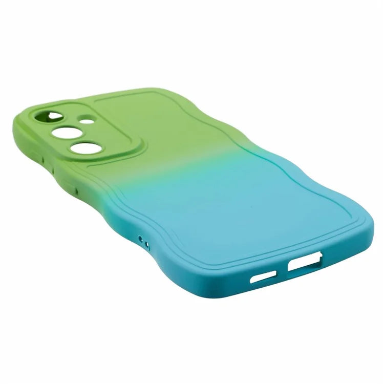 JTW Series for Samsung Galaxy S24+ Dual Color Rubberized TPU Case with Wavy Edge