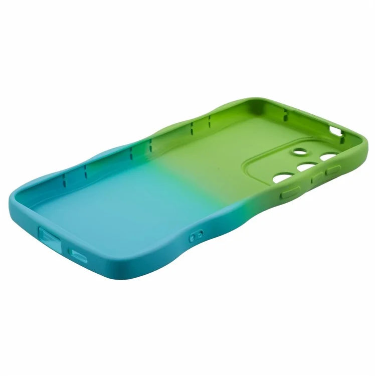 JTW Series for Samsung Galaxy S24+ Dual Color Rubberized TPU Case with Wavy Edge