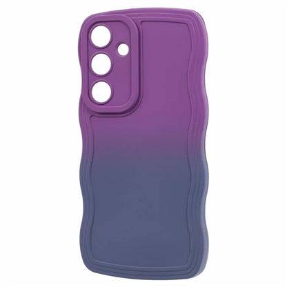 JTW Series for Samsung Galaxy S24+ Dual Color Rubberized TPU Case with Wavy Edge
