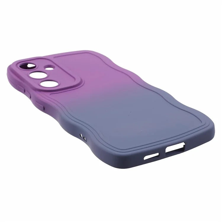 JTW Series for Samsung Galaxy S24+ Dual Color Rubberized TPU Case with Wavy Edge