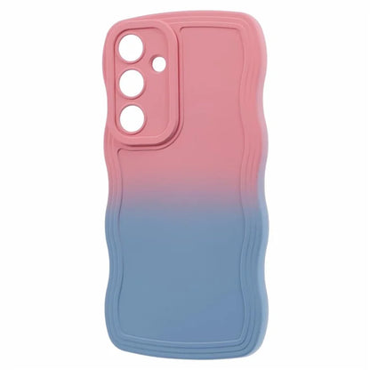 JTW Series for Samsung Galaxy S24+ Dual Color Rubberized TPU Case with Wavy Edge