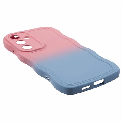 JTW Series for Samsung Galaxy S24+ Dual Color Rubberized TPU Case with Wavy Edge